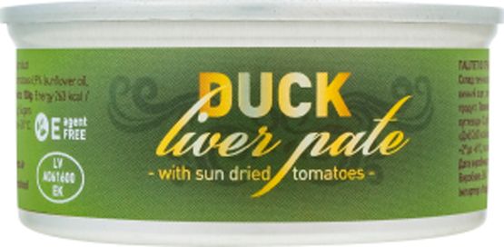 ПаштетТМ Delikanto из печени утки с высушенными на солнце томатами 100 г (4751025310341)