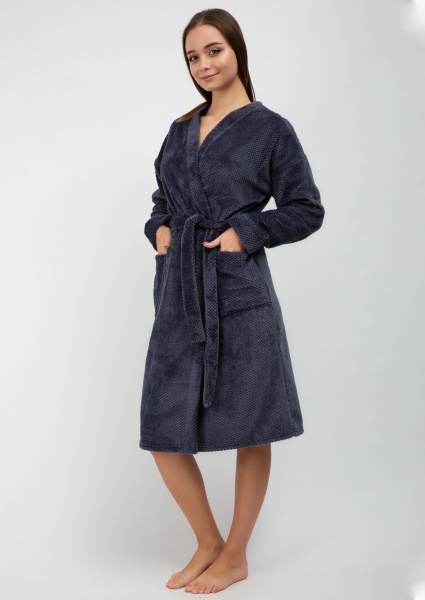 Халат жіночий Roksana Кімоно 1209/90037 р. S синій 