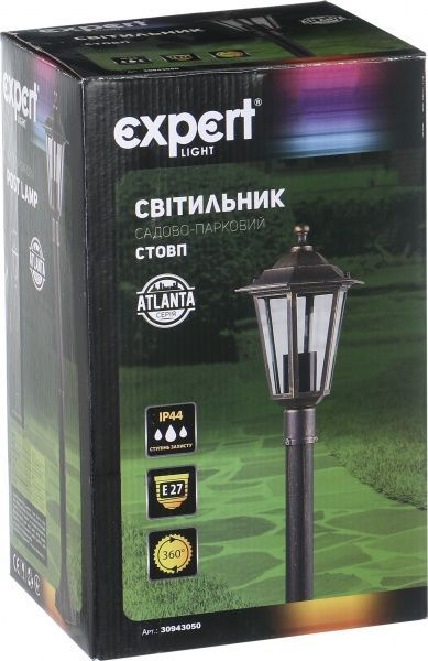 Фонарный столб Expert E27 60 Вт IP44 античная латунь ELWf-36006S-PL 
