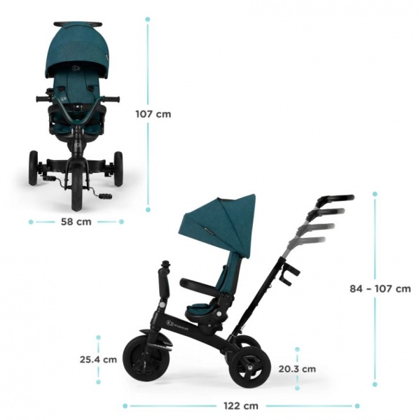 Велосипед дитячий Kinderkraft Twipper зелений KRTWIP00GRE0000 