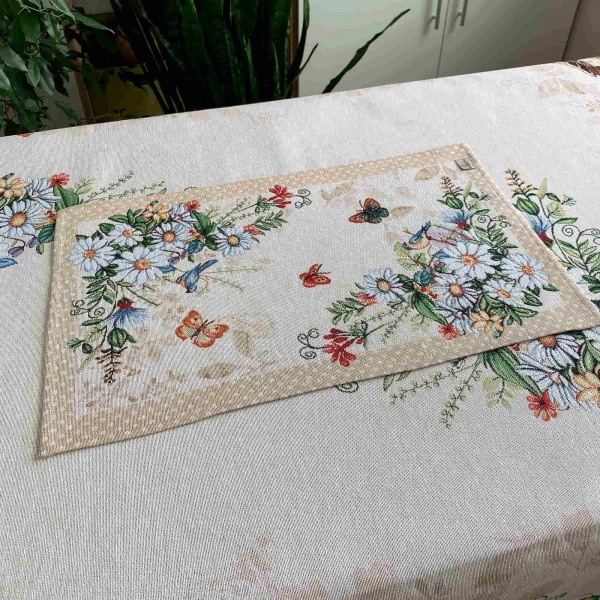 Серветка декоративна Прованс Alicia 50x30 см бежевий 