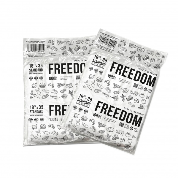 Пакет фасувальний Фасовка 100 Freedom 180x350 мм