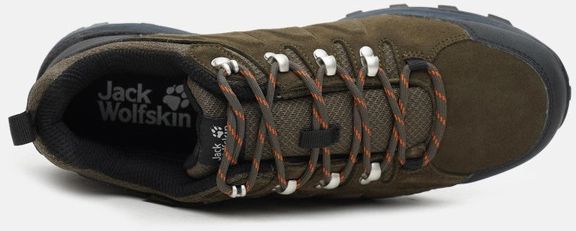 Кроссовки Jack Wolfskin REFUGIO TEXAPORE LOW M 4049851_4287 р.45 зеленый