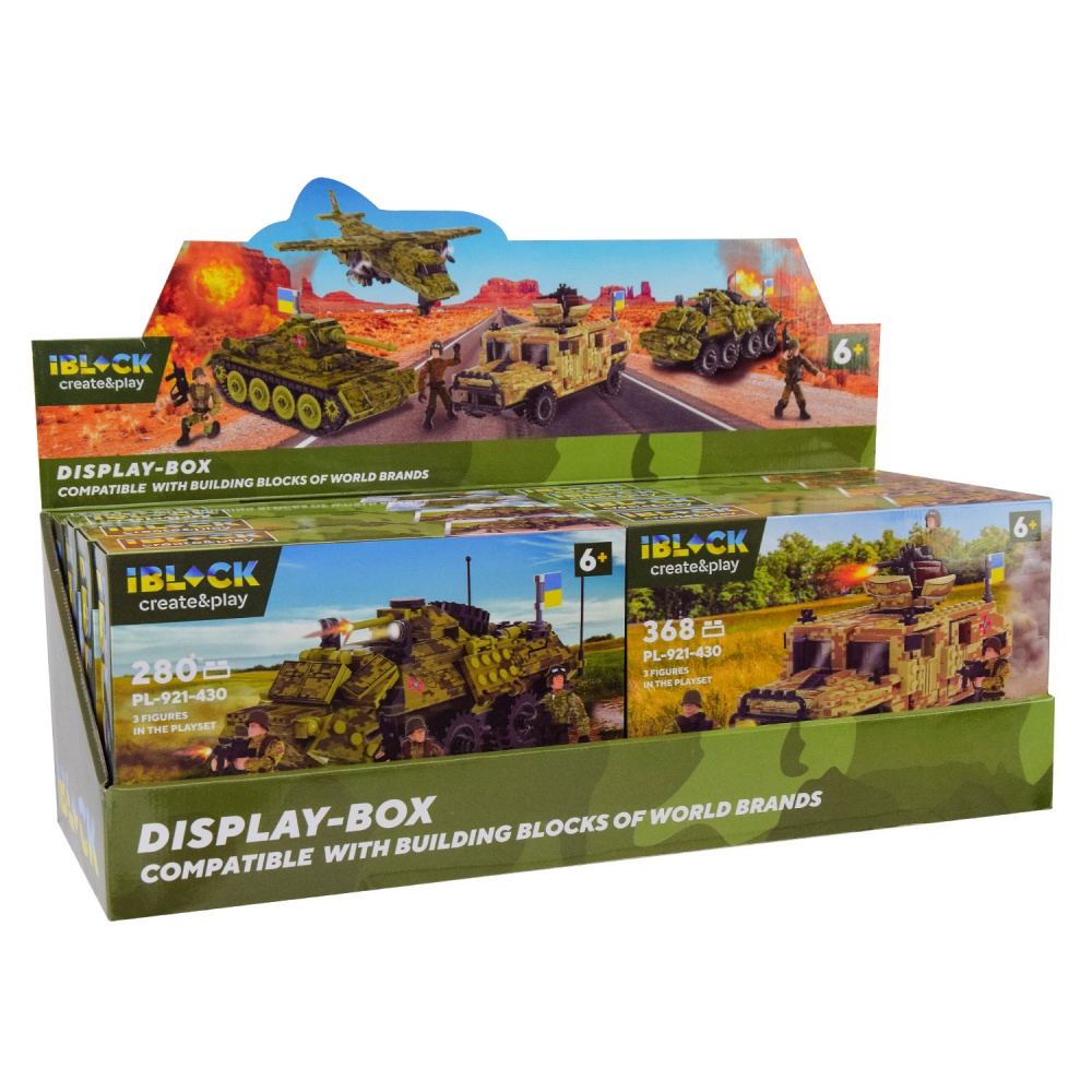 Конструктор Shantou Армія IBLOCK 4 види в ассортименті PL-921-430