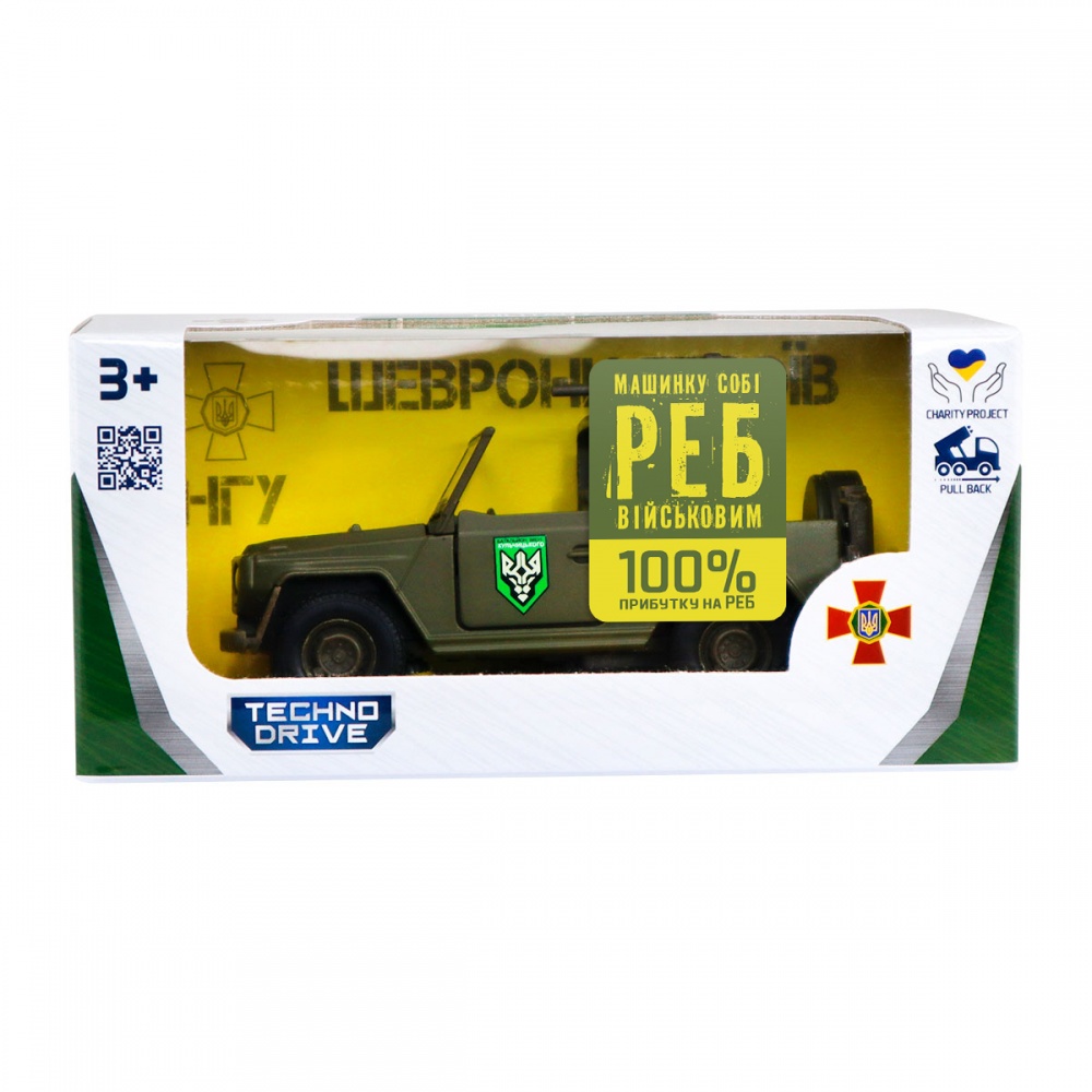Модель TechnoDrive 1:32 серии Шевроны Героев Штурмовая машина БОН НГУ им. Кульчицкого 250329W2
