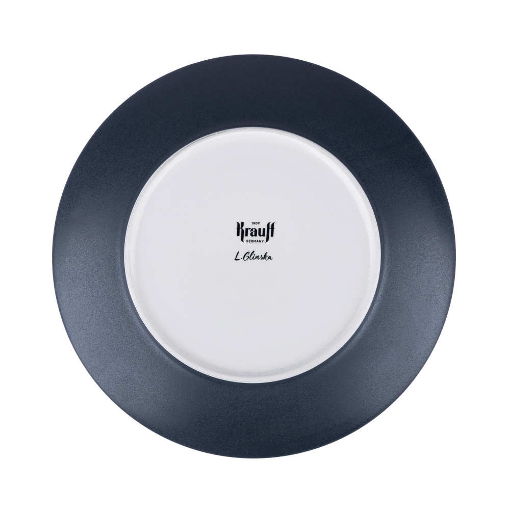 Тарілка підставна Krauff Hattu Black 25,5 см 24-320-049