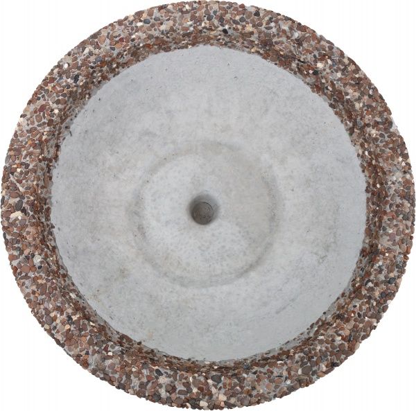 Вазон декорированный галькой Олимп 100x35 см