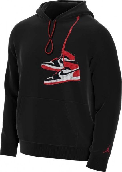 Джемпер Nike J JUMPMAN HOLIDAY PO CT3457-010 р. 2XL чорний