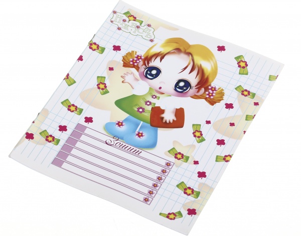 Зошит шкільний 12 аркушів у лінійку дизайн в асортименті Мрії збуваються