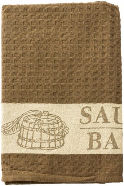 Полотенце вафельное 100x160 см бежевый Zastelli 