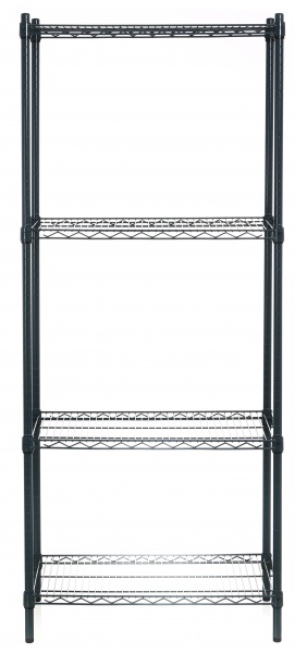 Стелаж PROзапас зелений 1800x760x360 мм метал полиця 4 шт. 