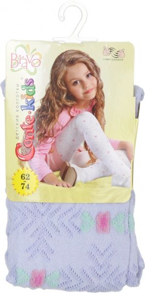 Колготки детские Conte-Kids Bravo р.62-74 бледно-фиолетовый 