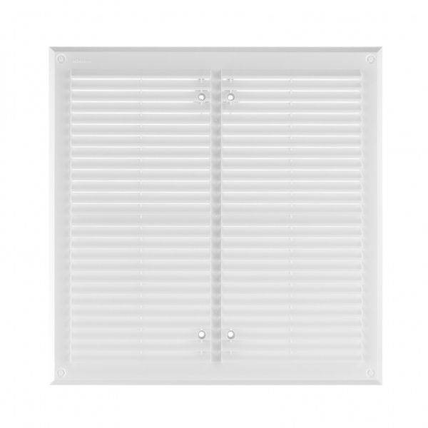 Решетка для вентиляции MiniMax с сеткой против насекомых 300 х 300 мм (1121) пластик белый 