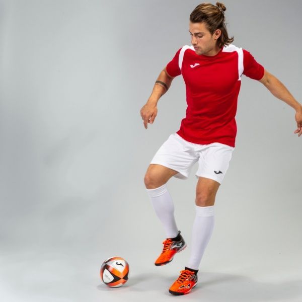 Футболка Joma T-SHIRT CHAMPIONSHIP V RED-WHITE S/S 101264.602 2XS червоний