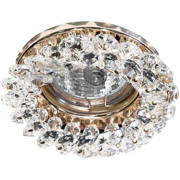 Світильник Feron CD4141 G5.3 прозорий-золото