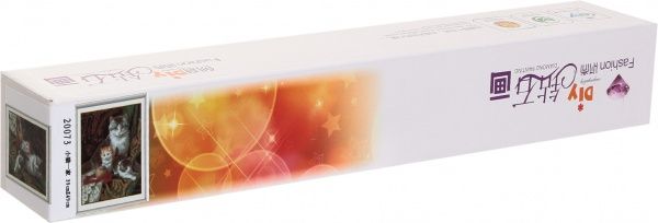 Картина стразами Сделай сам полная выкладка Коты  