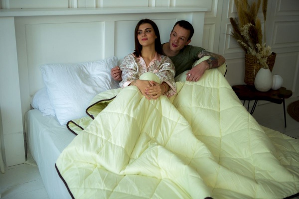 Ковдра бавовняна №1437 Carmela зима (2200001537385) 140x205 см MirSon