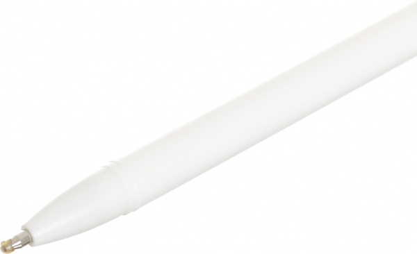 Ручка кулькова Пінгвін з штучним хутром білий 