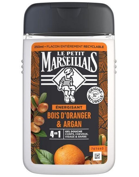 Шампунь-гель Le Petit Marseillais Апельсиновое дерево и аргана 250 мл