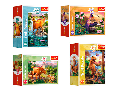 Пазлы Trefl Удивительные динозавры 54194