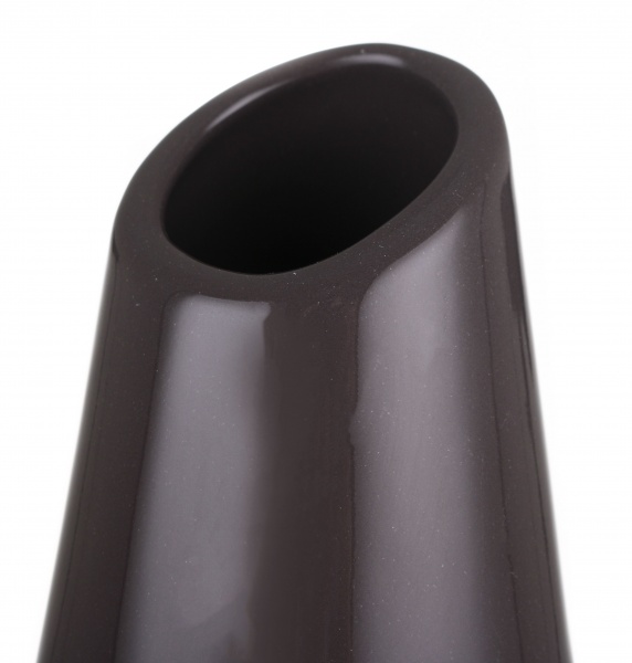 Ваза керамическая Eterna серая платина 4,5х4,5х13 см 105-13 