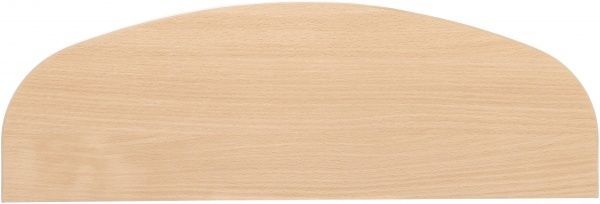 Полка ДСП радиусная 600x200 мм бук 