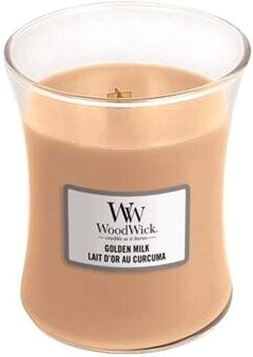 Свеча ароматическая Woodwick Medium Golden Milk 275 г 