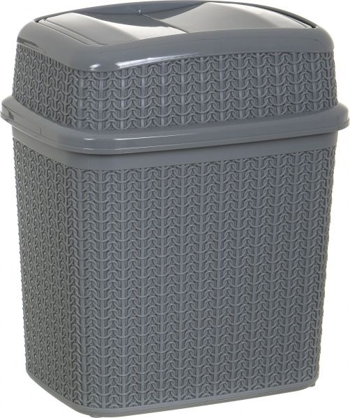 Контейнер для сміття Ucsan Plastik Ucsan Plastik темно-сірий 10 л темно-сірий