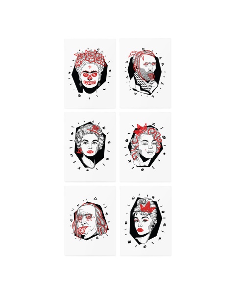 Тату временное TATTon.me Art Icons set