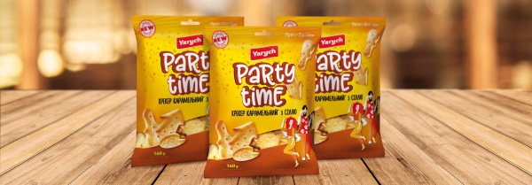 Крекер Yarych Party Time молочна карамель із сіллю 160 г