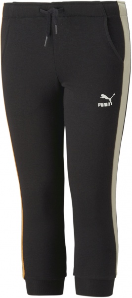 Брюки Puma T7 PUMAMATES SWEATPANTS TR 53847301 р. 98 черный