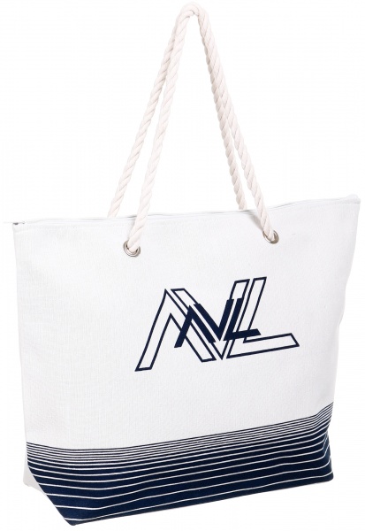 Сумка пляжна AVL Summer 35x45x14 біло-синій