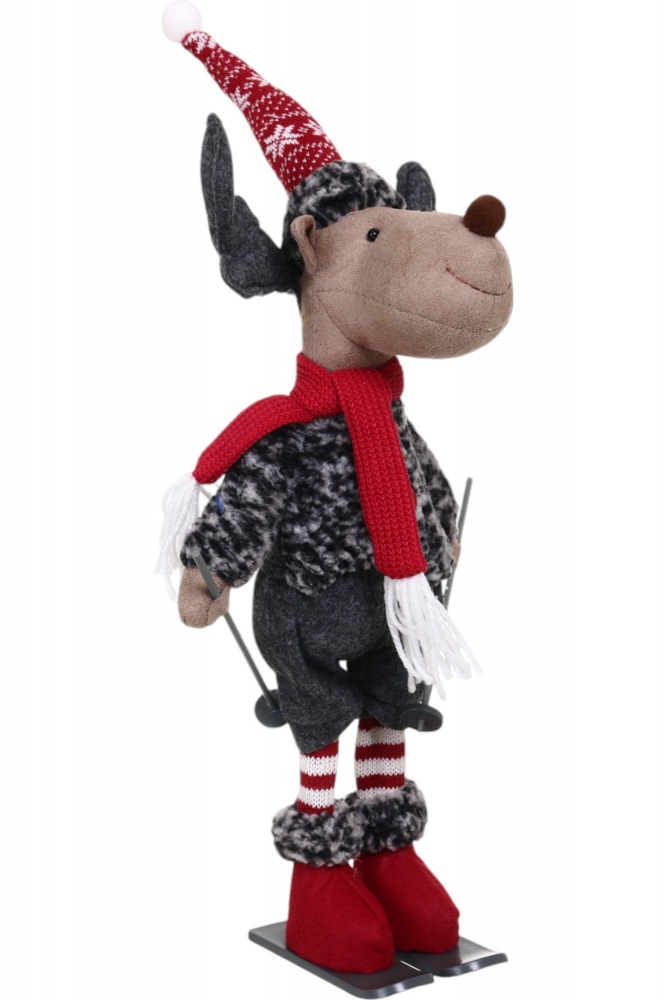 Декорация новогодняя Лось который стоит в ассортименте AH240748AB 56 см