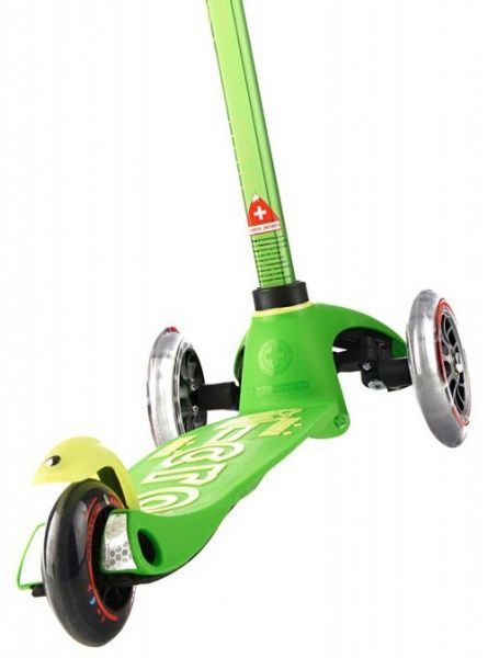 Самокат Micro Mobillity Systems Mini Micro deluxe green зелений ММD002 
