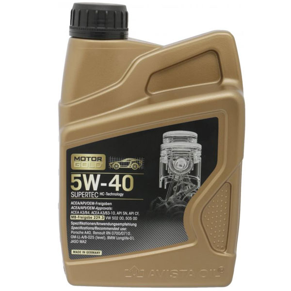 Мастило моторне Motor Gold Supertec SAE 5W-40 1 л