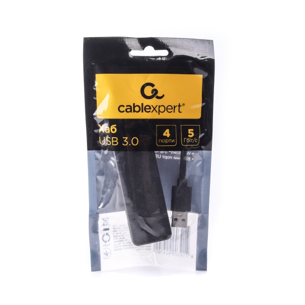 Хаб на 4 порта USB 3.0 Cablexpert A-AMU3-4P-01