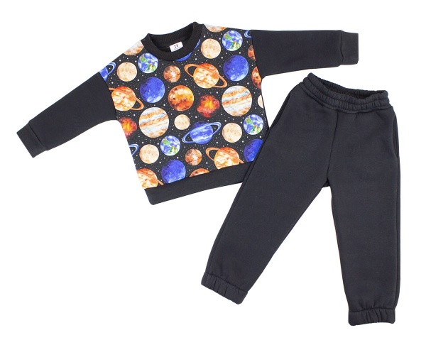 Костюм Маленькие люди Планеты р.140 черный 