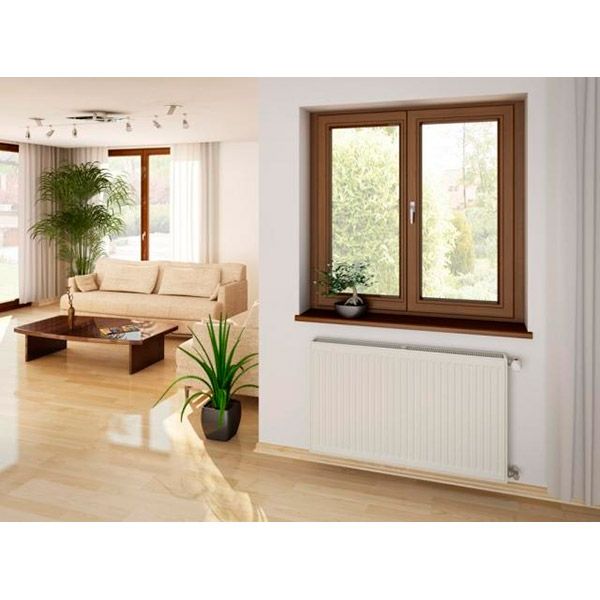 Радіатор сталевий Hi-Therm 300*22*1000 бок