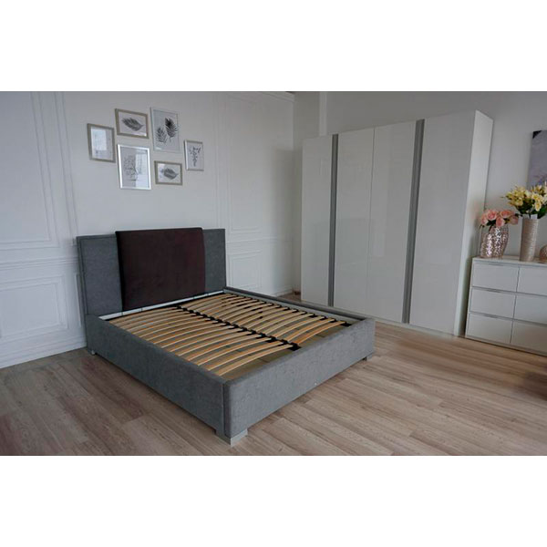 Кровать Embawood Ажур 160x200 см серая