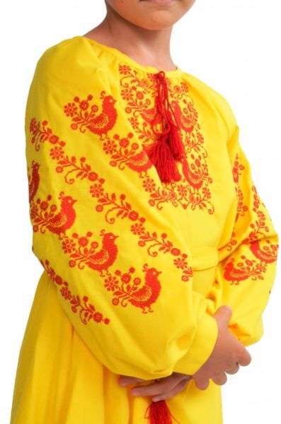 Сукня Едельвіка 122 жовтий 166-19/00 