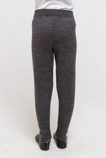 Лосины для девочек ART KNIT с лампасами р.122-128 графит 