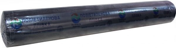 Пленка полиэтиленовая 1,5x100 м Планета Пластик 80 мк черный