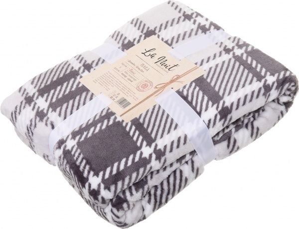 Плед GreyZen 160x200 см серый La Nuit 