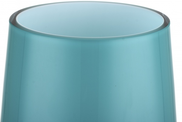 Ваза Wrzesniak Glassworks Maestro Cone 20 см бирюзовая 