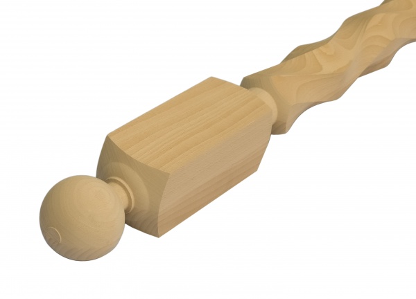 Стовп буковий фрезерований Тип-054 75х75х1100 мм