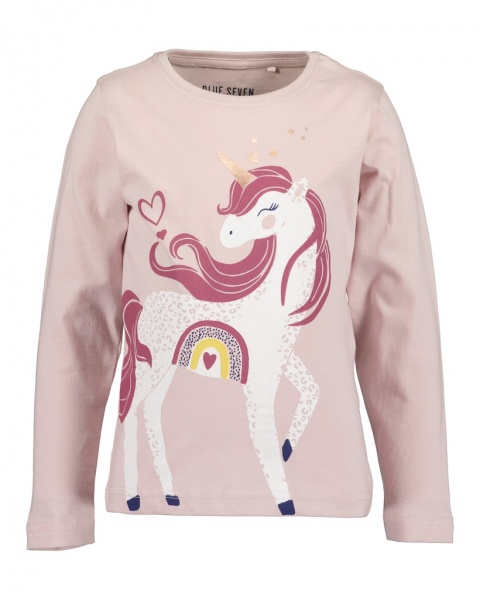Реглан для девочки Blue Seven Единорог р.128 роза 750728 X* 