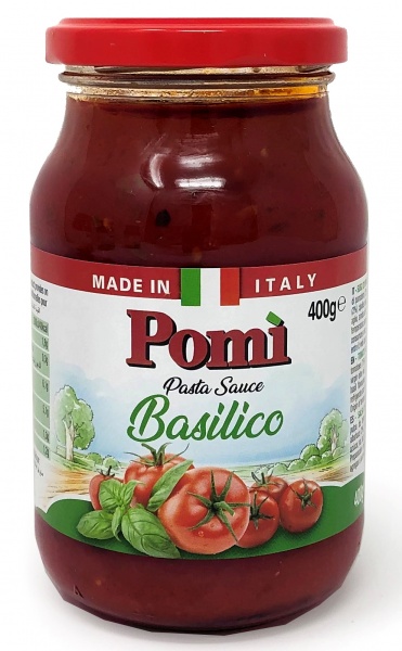 Соус Pomi томатный Базилик 400 г