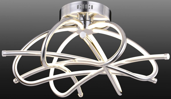 Люстра светодиодная Геотон GTN-168/6 48177 60 Вт хром 