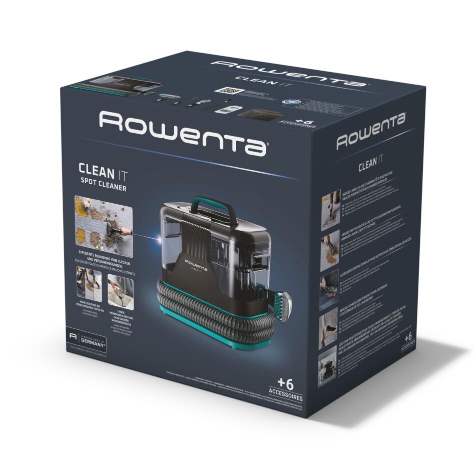 Миючий пилосос-плямовивідник Rowenta Clean It IN5020F0 green/black