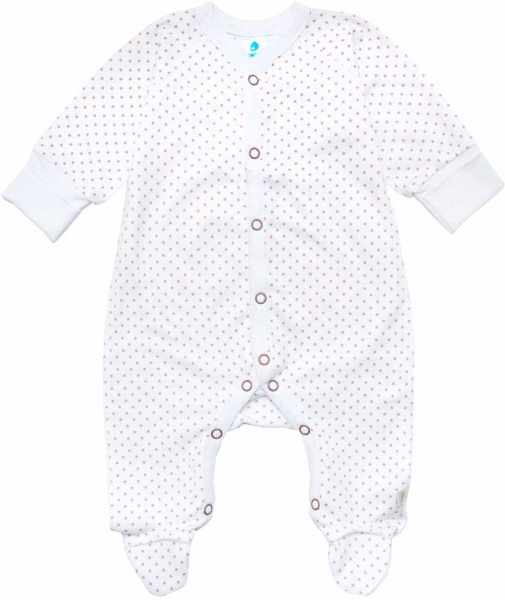 Комбінезон Minikin коричневі зірочки р.74 білий 198050374 